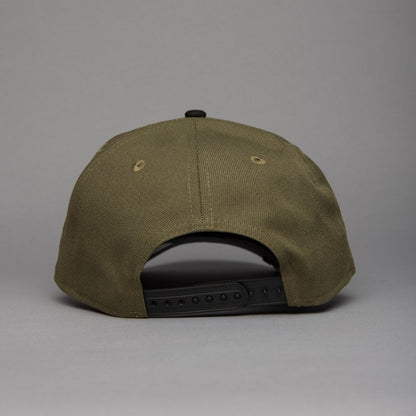 NEW ERA 9FIFTY A-FRAME OLIVE/BLACK HOUSTON ASTROS W/ 45TH ANNIVERSARY SIDE PATCH