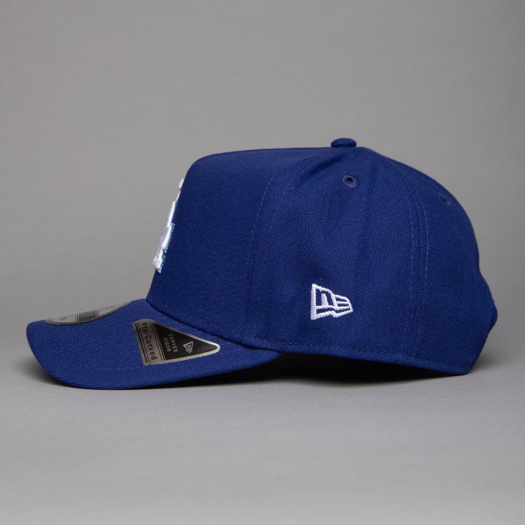 NEW ERA 9FIFTY A-FRAME BLUE LOS ANGELES DODGERS W/ 60TH ANNIVERSARY SIDE PATCH