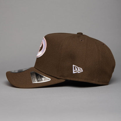 NEW ERA 9FIFTY A-FRAME BROWN ARIZONA DIAMONDBACKS SNAPBACK W/ 1998 INAUGURAL SEASON SIDE PATCH