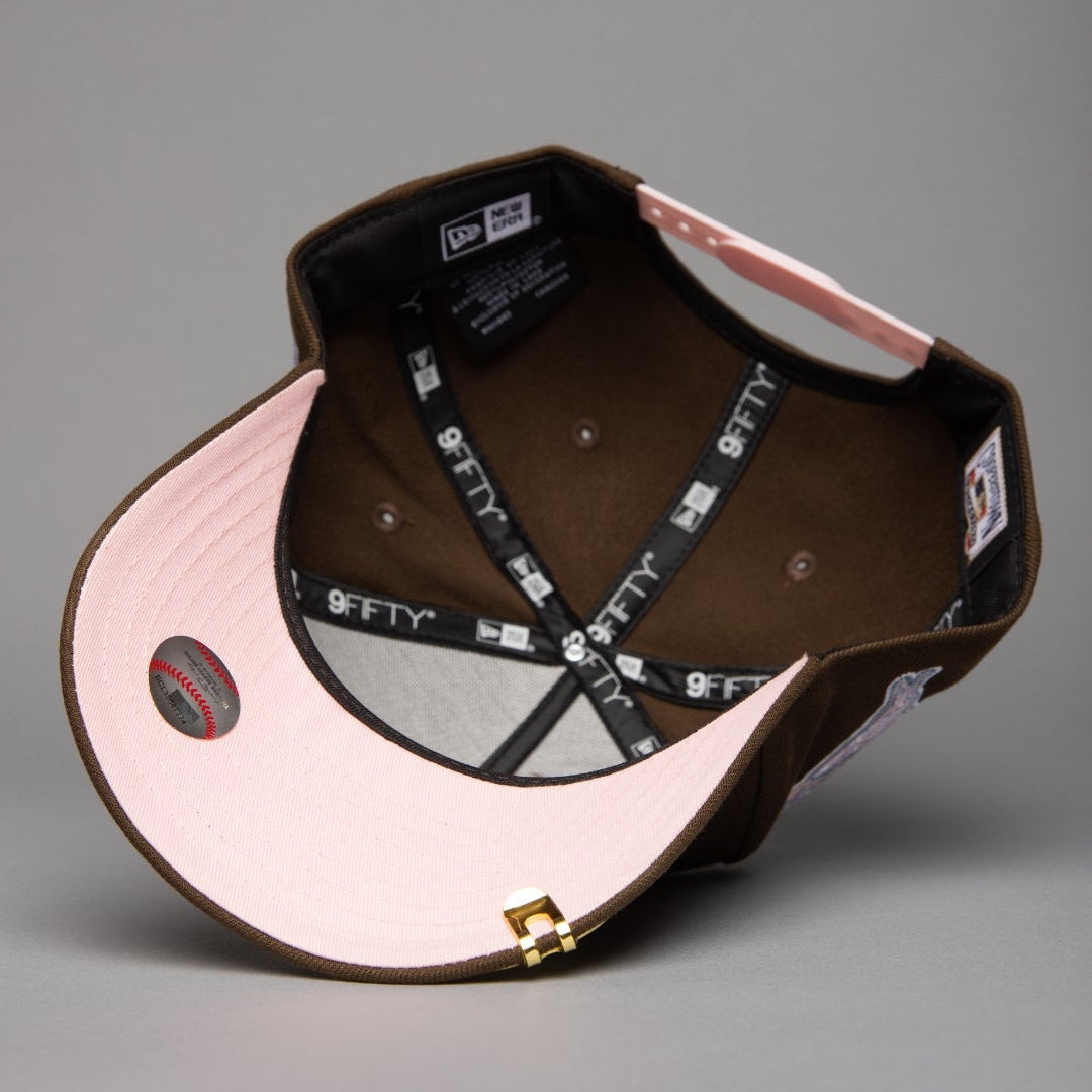 NEW ERA 9FIFTY A-FRAME BROWN ARIZONA DIAMONDBACKS SNAPBACK W/ 1998 INAUGURAL SEASON SIDE PATCH
