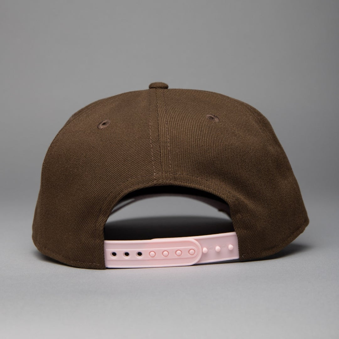 NEW ERA 9FIFTY A-FRAME BROWN CHICAGO WHITE SOX SNAPBACK W/ 75TH ANNIVERSARY SIDE PATCH