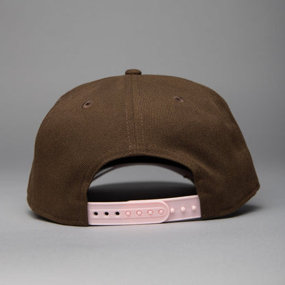 NEW ERA 9FIFTY A-FRAME BROWN CHICAGO WHITE SOX SNAPBACK W/ 75TH ANNIVERSARY SIDE PATCH