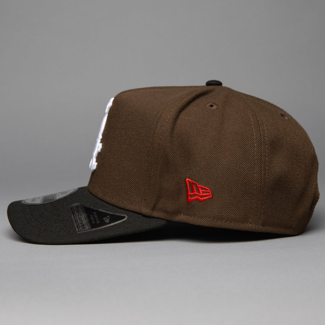 NEW ERA 9FIFTY A-FRAME BROWN/BLACK CHICAGO WHITE SOX SNAPBACK W/ ALL STAR YEARS SIDE PATCH