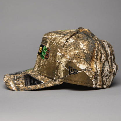 NEW ERA 9FIFTY A-FRAME REALTREE NEW YORK YANKEES W/ 1999 WORLD SERIES SIDE PATCH