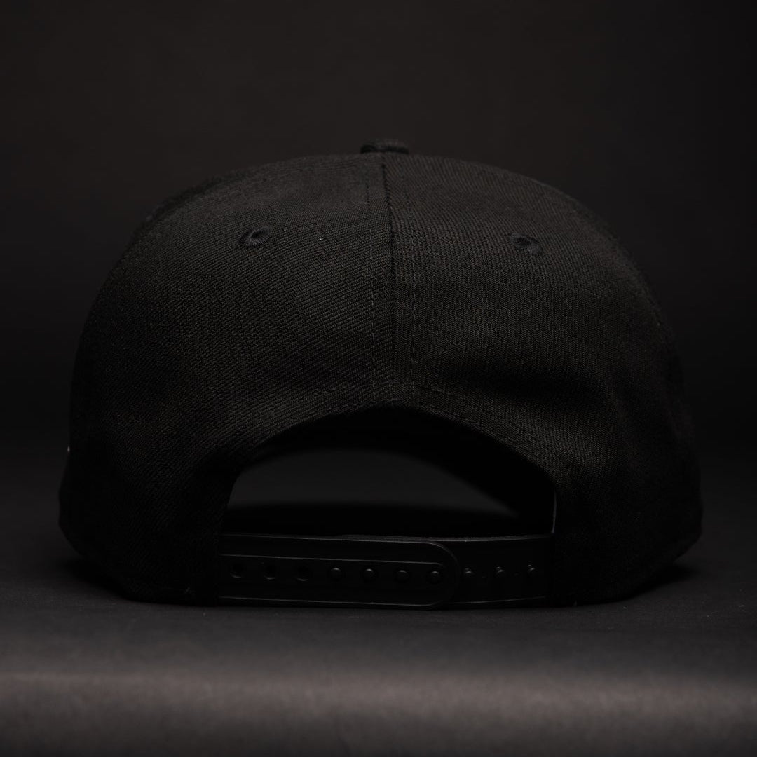 NEW ERA 9FIFTY A-FRAME BLACK LOS ANGELES DODGERS SNAPBACK W/ 60TH ANNIVERSARY SIDE PATCH