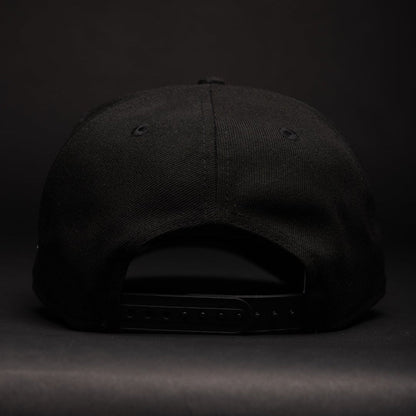 NEW ERA 9FIFTY A-FRAME BLACK LOS ANGELES DODGERS SNAPBACK W/ 60TH ANNIVERSARY SIDE PATCH