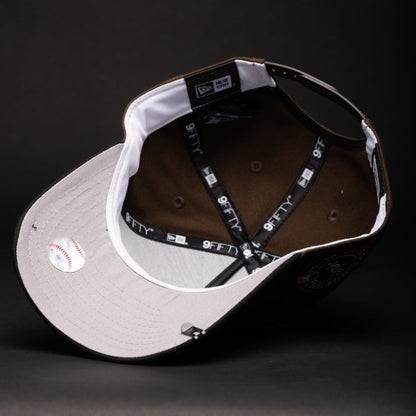 NEW ERA 9FIFTY A-FRAME BROWN/BLACK CHICAGO WHITE SOX SNAPBACK W/ ALL STAR YEARS SIDE PATCH