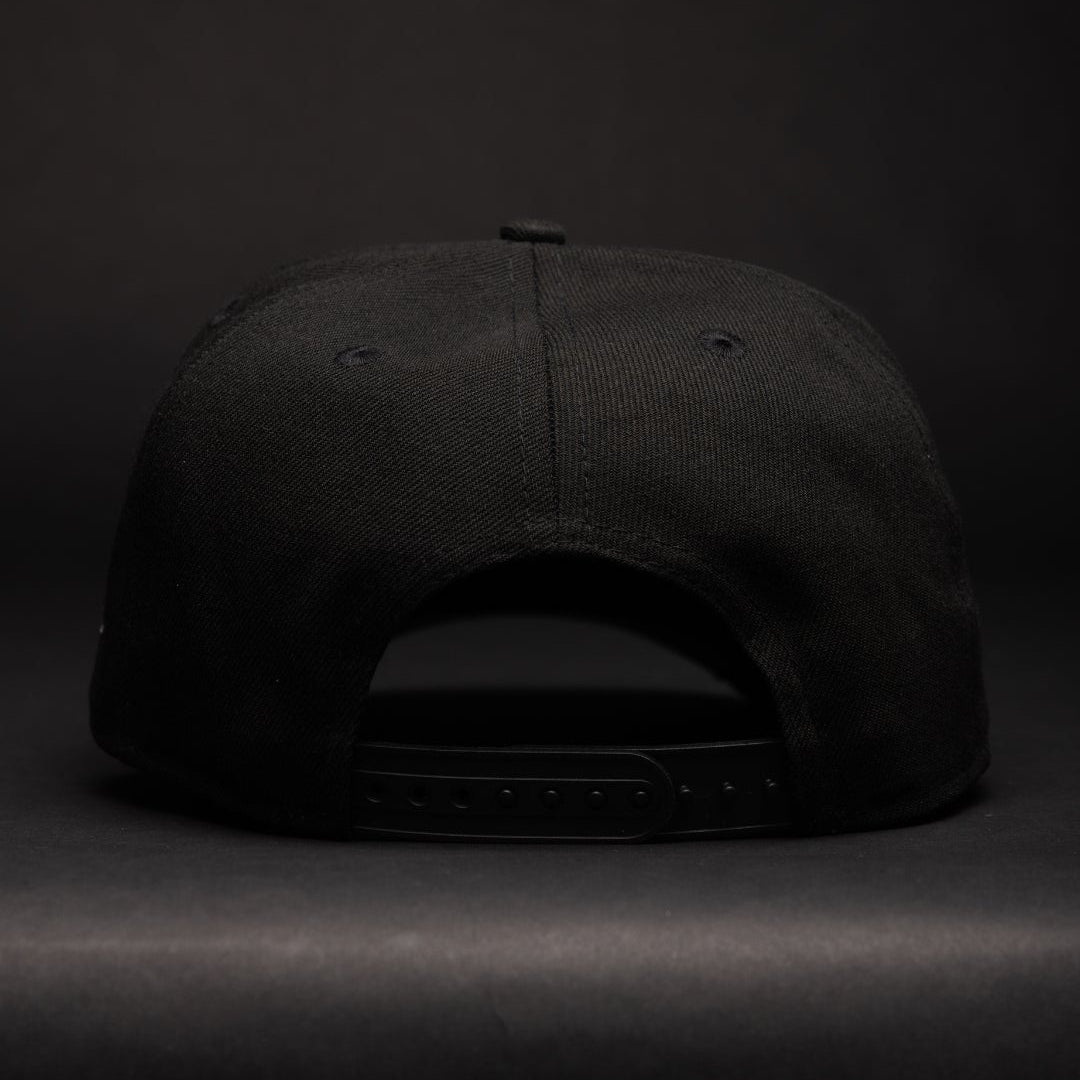 NEW ERA 9FIFTY A-FRAME BLACK LOS ANGELES KINGS SNAPBACK W/ 25TH ANNIVERSARY SIDE PATCH