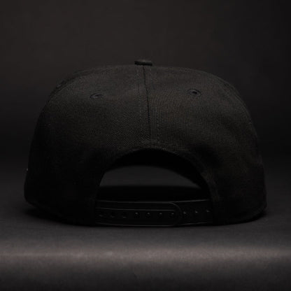 NEW ERA 9FIFTY A-FRAME BLACK LOS ANGELES KINGS SNAPBACK W/ 25TH ANNIVERSARY SIDE PATCH