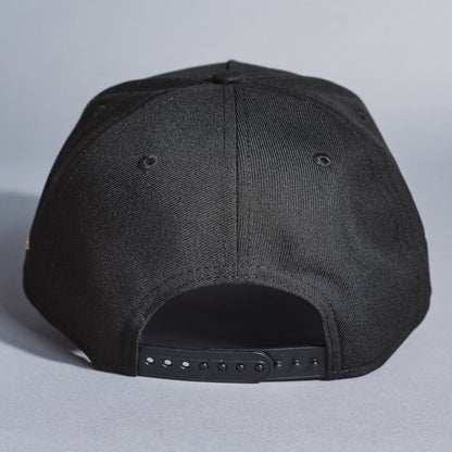 NEW ERA 9FIFTY A-FRAME BLACK DETROIT TIGERS SNAPBACK W/ SIDE PATCH