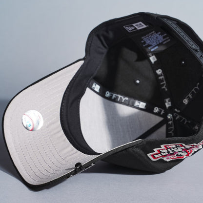 NEW ERA 9FIFTY A-FRAME BLACK CHICAGO WHITE SOX SNAPBACK W/ ROSES + 2003 ALL STAR GAME SIDE PATCH