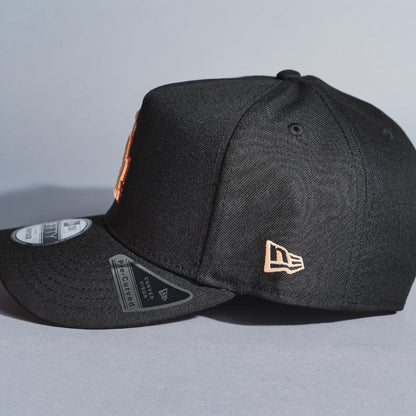 NEW ERA 9FIFTY A-FRAME BLACK LOS ANGELES DODGERS SNAPBACK W/ SHOHEI OHTANI SIDE PATCH