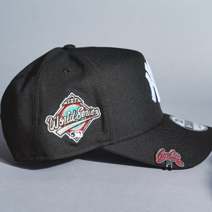 NEW ERA 9FIFTY A-FRAME BLACK NEW YORK YANKEES SNAPBACK W/ 1996 WORLD SERIES SIDE PATCH