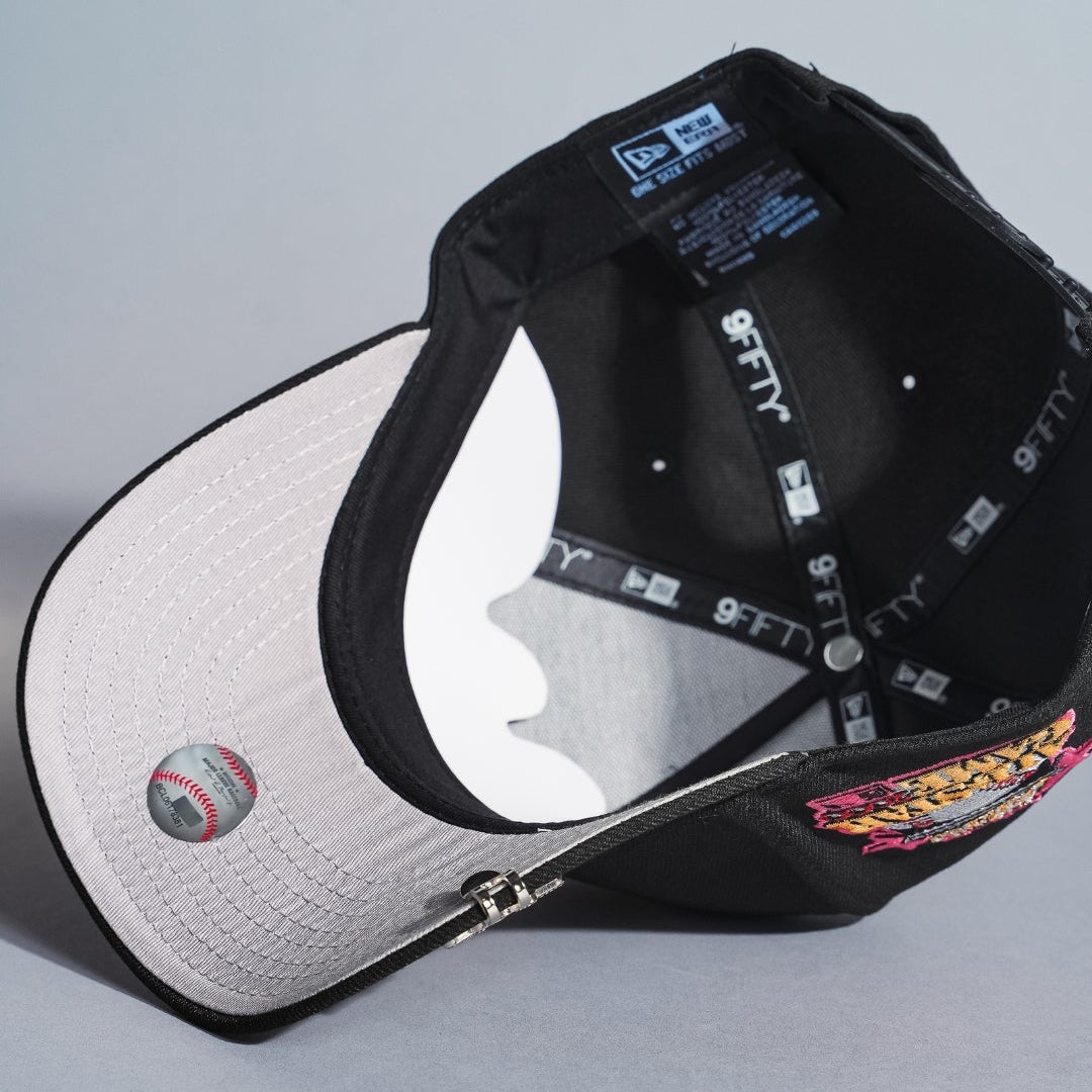 NEW ERA 9FIFTY A-FRAME BLACK ATLANTA BRAVES SNAPBACK W/ 2000 ALL STAR GAME SIDE PATCH