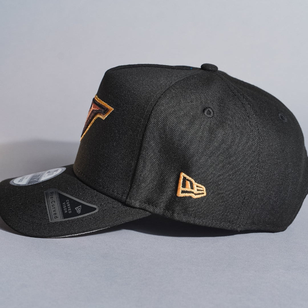 NEW ERA 9FIFTY A-FRAME BLACK TORONTO BLUE JAYS SNAPBACK W/ 1996 WORLD SERIES SIDE PATCH
