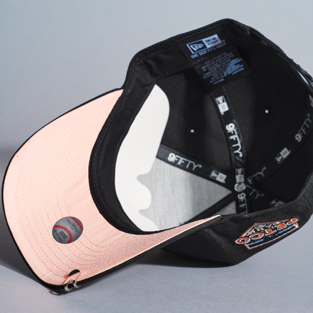 NEW ERA 9FIFTY A-FRAME BLACK SAN DIEGO PADRES SNAPBACK W/ PETCO PARK SIDE PATCH