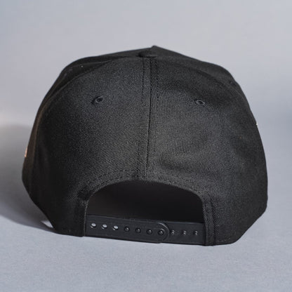 NEW ERA 9FIFTY A-FRAME BLACK MINNESOTA TWINS SNAPBACK W/ ALL STAR GAME SIDE PATCH