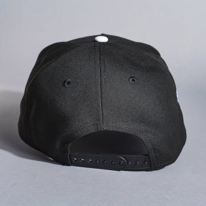 NEW ERA 9FIFTY A-FRAME BLACK NEW YORK YANKEES SNAPBACK W/ YANKEE STADIUM SIDE PATCH