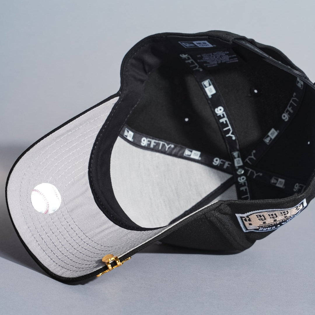 NEW ERA 9FIFTY A-FRAME BLACK NEW YORK YANKEES SNAPBACK W/ YANKEE STADIUM SIDE PATCH