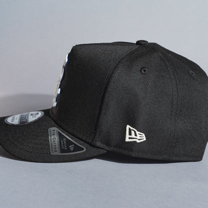 NEW ERA 9FIFTY A-FRAME BLACK CHICAGO WHITE SOX SNAPBACK W/ 125TH SEASON SIDE PATCH