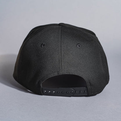 NEW ERA 9FIFTY A-FRAME BLACK ARIZONA DIAMONDBACKS SNAPBACK W/ OUTLINE + 1998 INAUGURAL SEASON SIDE PATCH