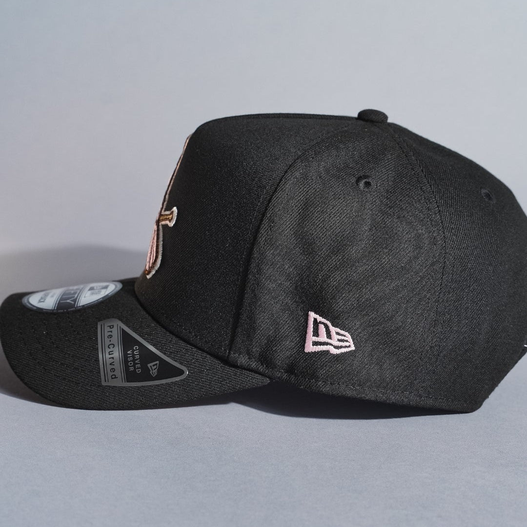 NEW ERA 9FIFTY A-FRAME BLACK ST LOUIS CARDINALS SNAPBACK W/ BUSCH STADIUM SIDE PATCH