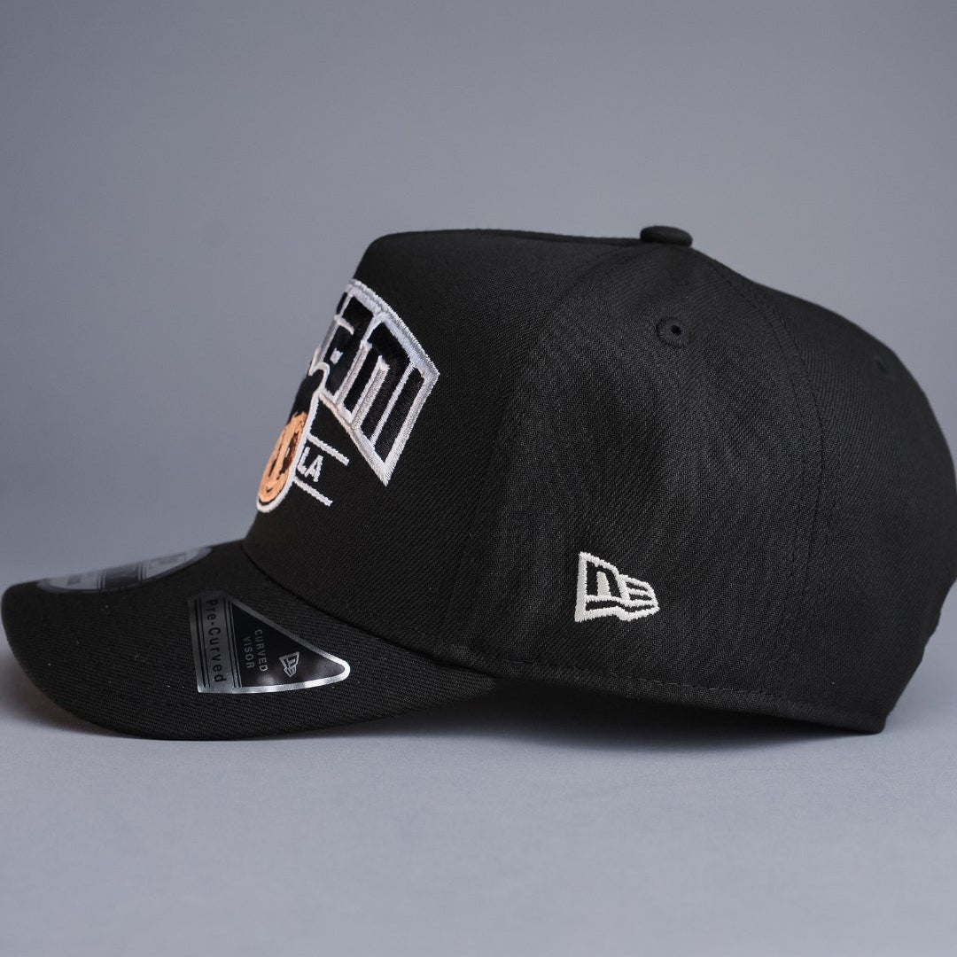 NEW ERA 9FIFTY A-FRAME BLACK LOS ANGELES DODGERS "SHOHEI OHTANI" SCRIPT W/ LA LOGO SIDE PATCH