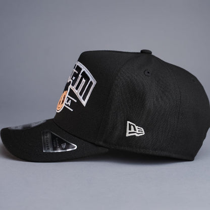 NEW ERA 9FIFTY A-FRAME BLACK LOS ANGELES DODGERS "SHOHEI OHTANI" SCRIPT W/ LA LOGO SIDE PATCH