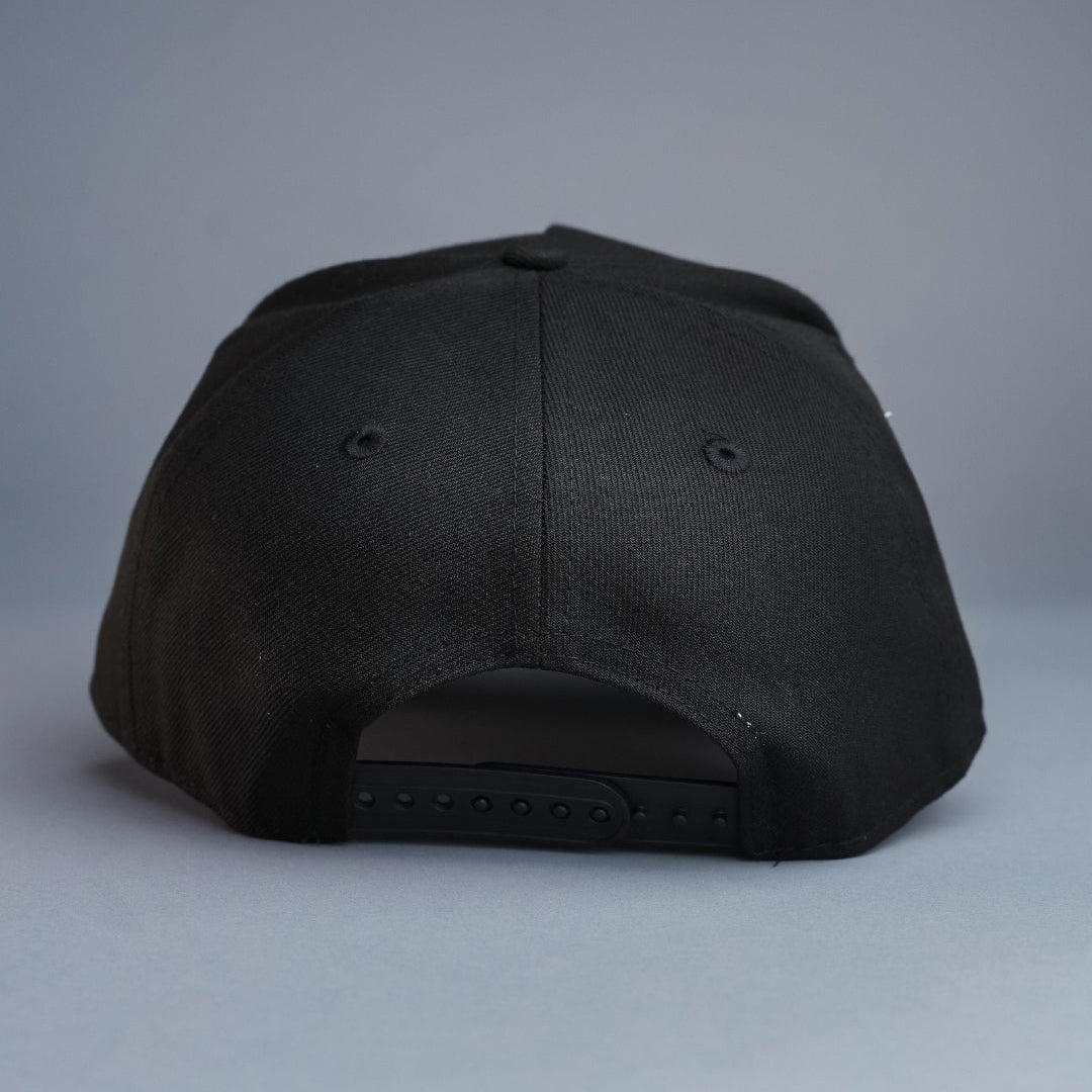NEW ERA 9FIFTY A-FRAME BLACK UPSIDE DOWN LOS ANGELES DODGERS SNAPBACK W/ FIRST WORLD SERIES SIDE PATCH