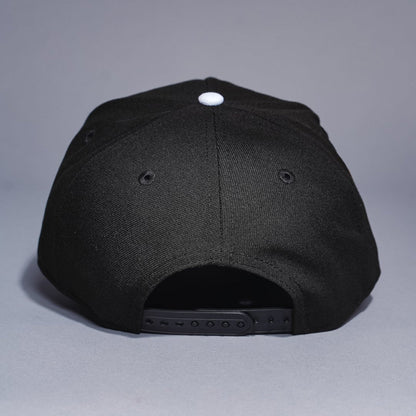 NEW ERA 9FIFTY A-FRAME BLACK/BLUE UPSIDE DOWN LOS ANGELES DODGERS SNAPBACK W/ DODGER STADIUM SIDE PATCH