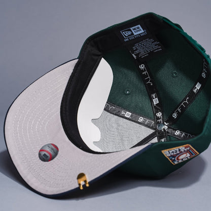 NEW ERA 9FIFTY A-FRAME FOREST GREEN/NAVY CHICAGO WHITE SOX SNAPBACK W/ ALL STAR GAME SIDE PATCH