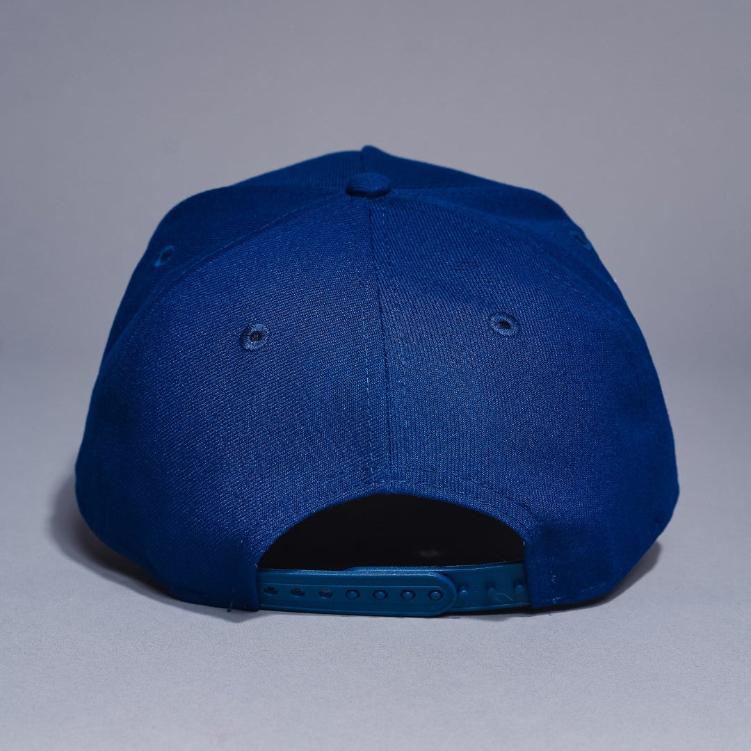 NEW ERA 9FIFTY A-FRAME BLUE LOS ANGELES DODGERS SNAPBACK W/ HEART + 60TH ANNIVERSARY SIDE PATCH