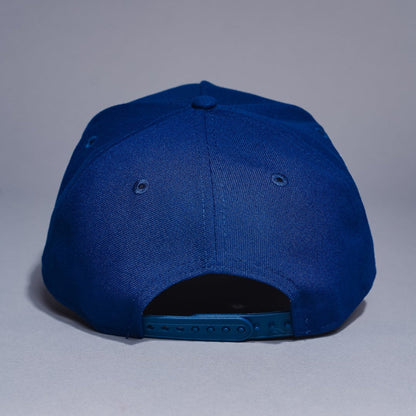 NEW ERA 9FIFTY A-FRAME BLUE LOS ANGELES DODGERS SNAPBACK W/ HEART + 60TH ANNIVERSARY SIDE PATCH