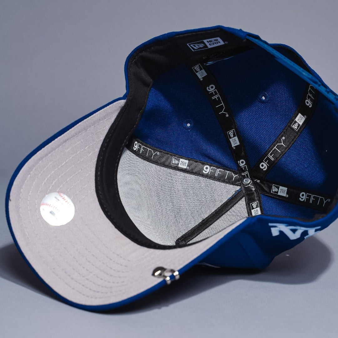 NEW ERA 9FIFTY A-FRAME BLUE LOS ANGELES DODGERS "SHOHEI OHTANI" SCRIPT W/ LA LOGO SIDE PATCH