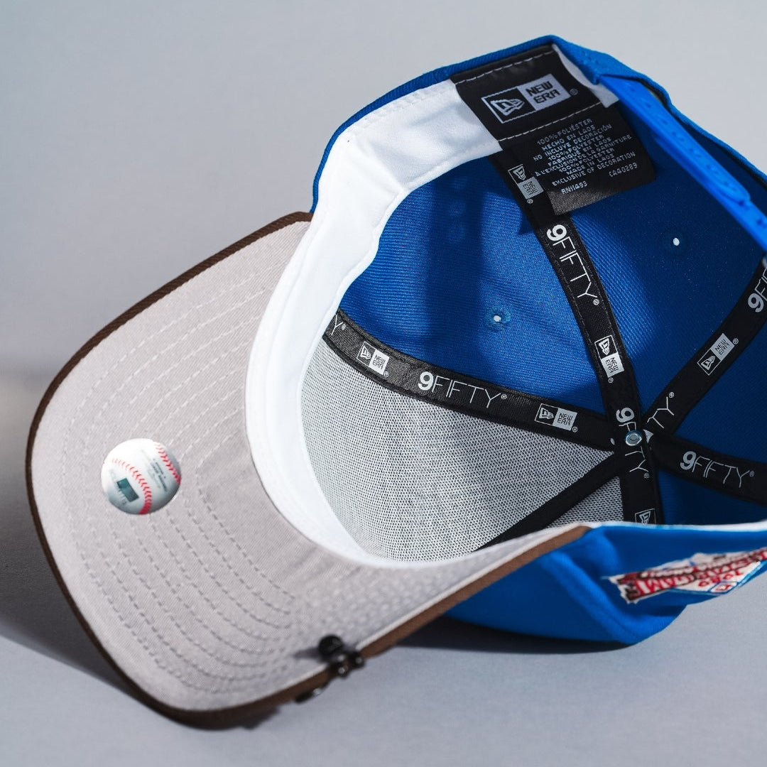 NEW ERA 9FIFTY A-FRAME BLUE/BROWN ANAHEIM ANGELS W/ ALL STAR GAME SIDE PATCH