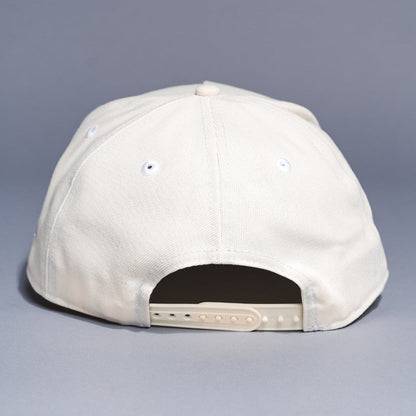 NEW ERA 9FIFTY A-FRAME WHITE LOS ANGELES DODGERS W/ 100TH ANNIVERSARY SIDE PATCH