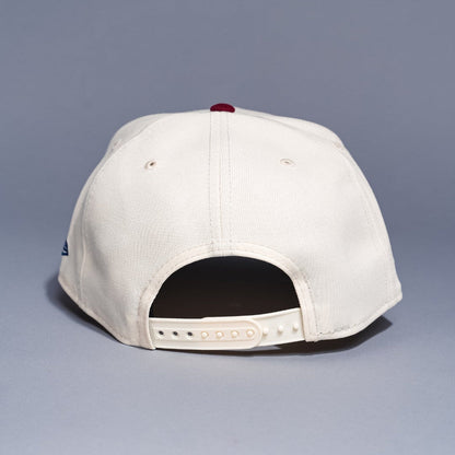 NEW ERA 9FIFTY A-FRAME CHROME/BLUE SAN DIEGO PADRES SNAPBACK W/ PETCO PARK SIDE PATCH