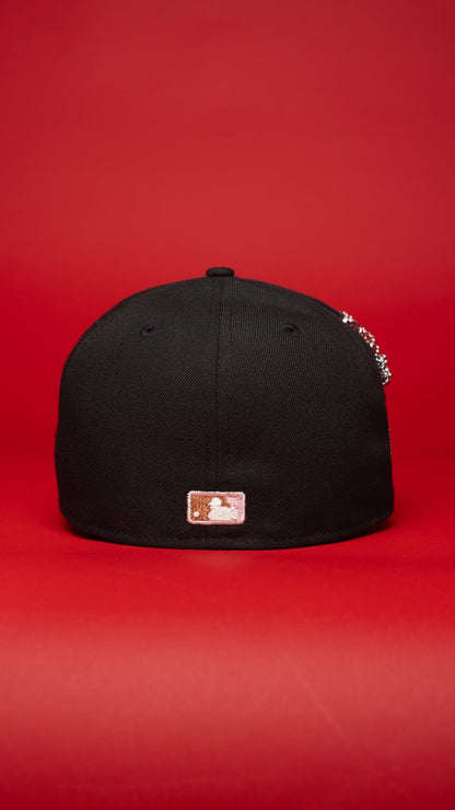 NEW ERA EXCLUSIVE 59FIFTY BLACK LOS ANGELES DODGERS W/ EMBROIDERY + SHOHEI OHTANI SIDE PATCH