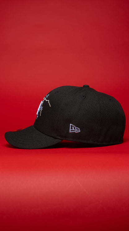 NEW ERA EXCLUSIVE 59FIFTY BLACK LOS ANGELES DODGERS W/ EMBROIDERY + SHOHEI OHTANI SIDE PATCH