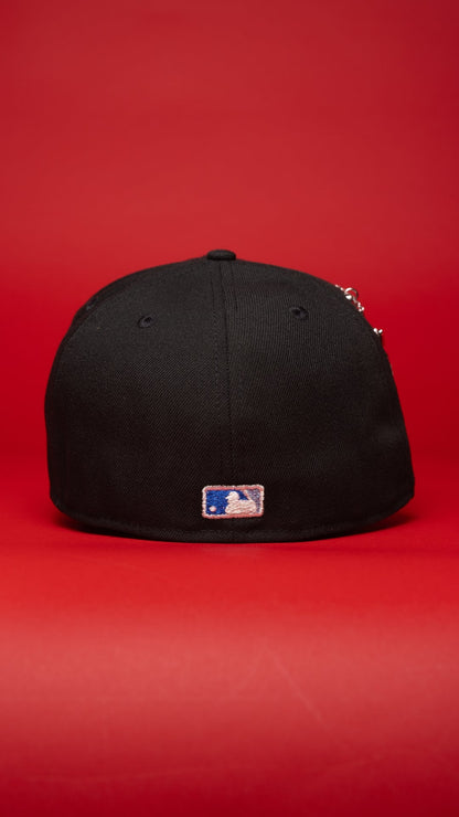 NEW ERA EXCLUSIVE 59FIFTY BLACK LOS ANGELES DODGERS W/ EMBROIDERY + SHOHEI OHTANI SIDE PATCH
