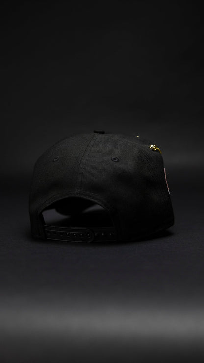 NEW ERA EXCLUSIVE 9FIFTY BLACK LOS ANGELES DODGERS SNAPBACK W/ FERNANDO VALENZUELA SIDE PATCH