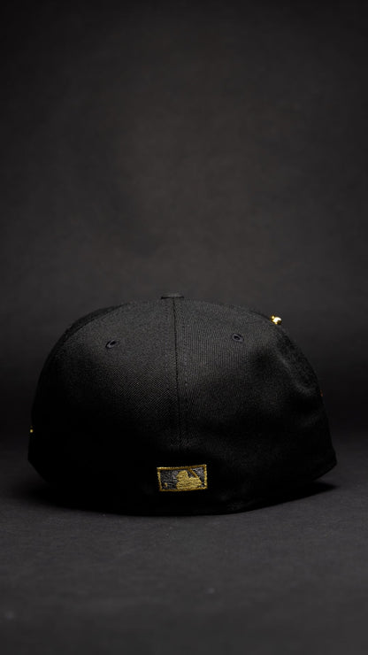 NEW ERA EXCLUSIVE 59FIFTY BLACK ATLANTA BRAVES W/ 2000 ALL STAR GAME SIDE PATCH