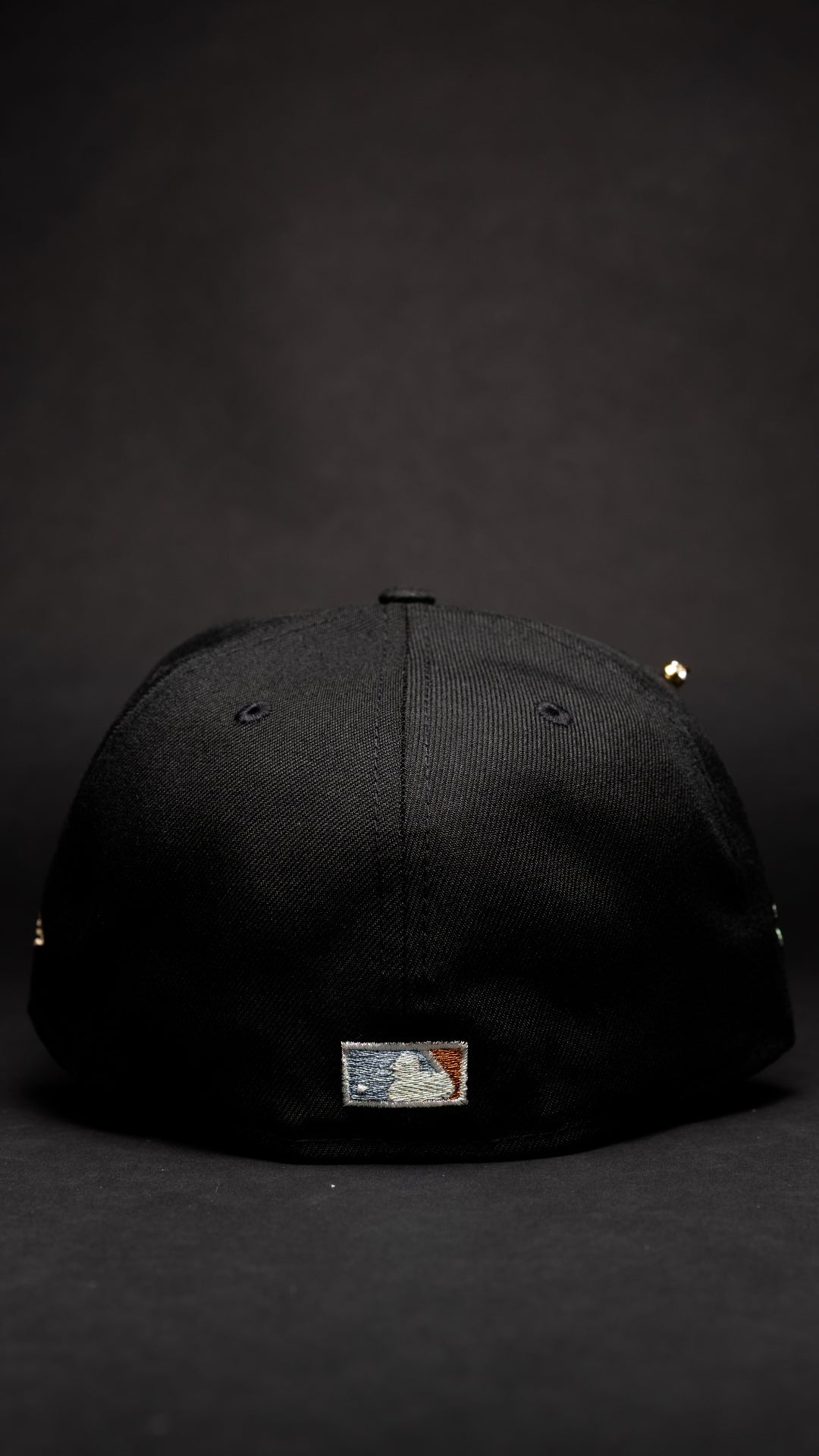 NEW ERA EXCLUSIVE 59FIFTY BLACK PHILADELPHIA PHILLIES W/ WORLD SERIES SIDE PATCH