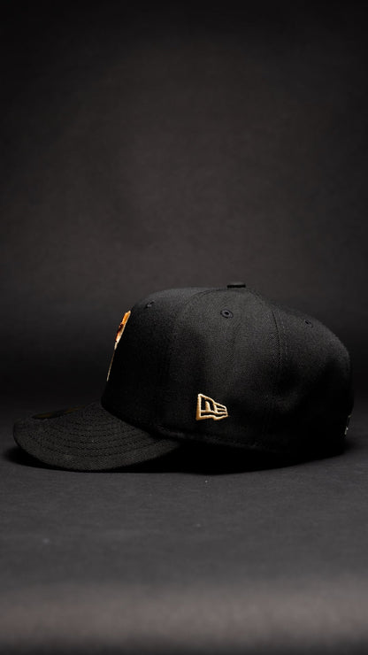 NEW ERA EXCLUSIVE 59FIFTY BLACK PHILADELPHIA PHILLIES W/ WORLD SERIES SIDE PATCH