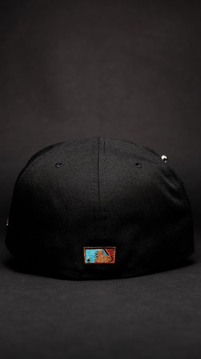 NEW ERA EXCLUSIVE 59FIFTY BLACK PHILADELPHIA PHILLIES W/ 1996 ALL STAR GAME SIDE PATCH