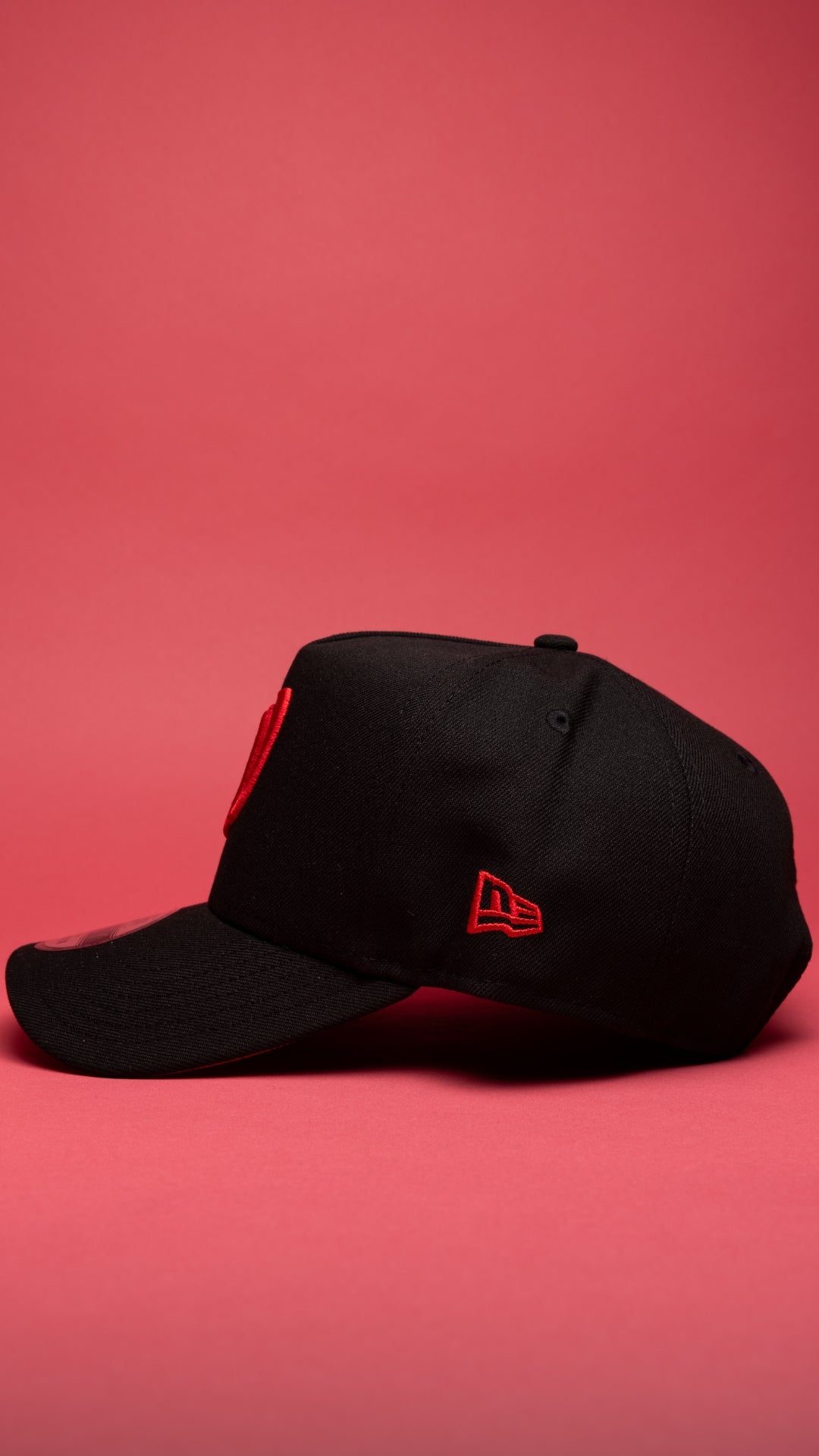 NEW ERA 9FIFTY A-FRAME BLACK WASHINGTON NATIONALS SNAPBACK W/ 2000 INAUGURAL SEASON SIDE PATCH