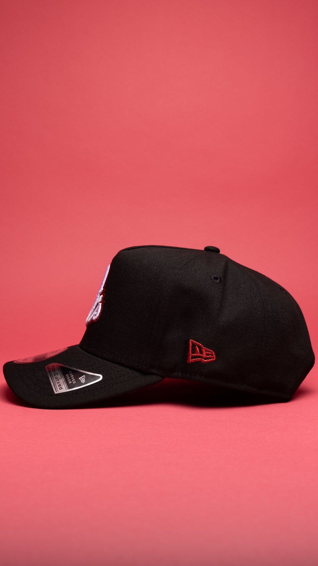 NEW ERA 9FIFTY A-FRAME BLACK BALTIMORE ORIOLES SNAPBACK W/ 50TH ANNIVERSARY SIDE PATCH