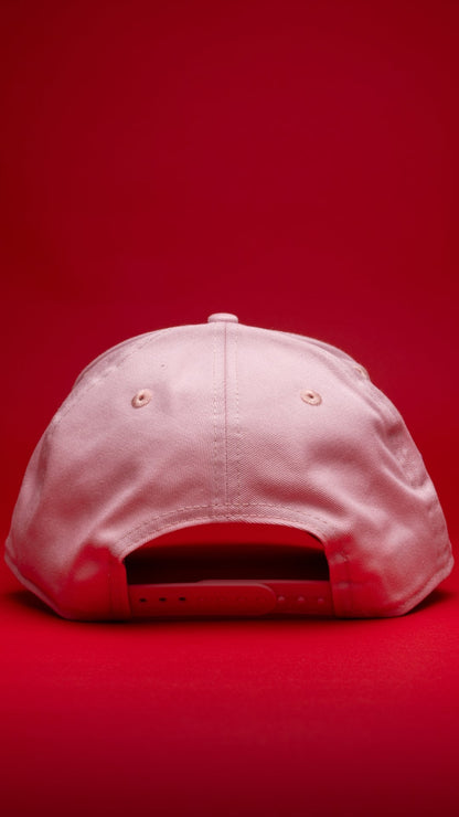 NEW ERA 9FIFTY A-FRAME PINK LOS ANGELES DODGERS W/ 2020 WORLD SERIES SIDE PATCH