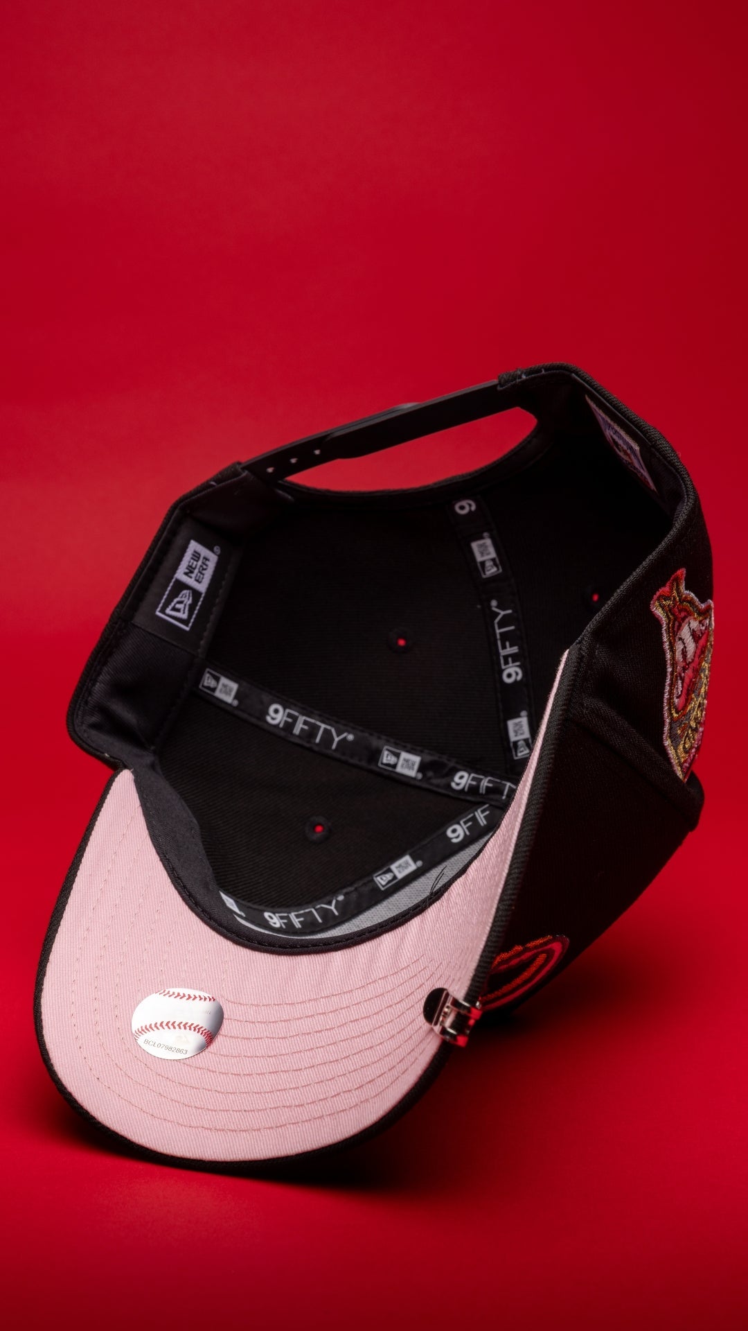 NEW ERA 9FIFTY A-FRAME BLACK ARIZONA DIAMONDBACKS SNAPBACK W/ 1998 INAUGURAL SEASON SIDE PATCH