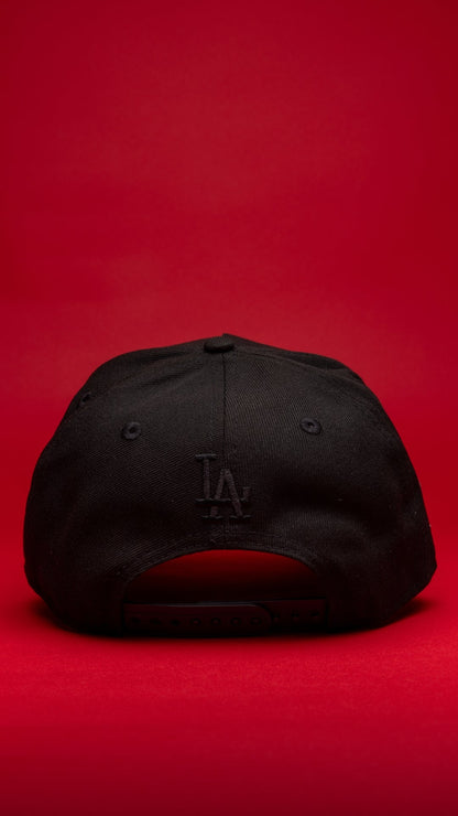 NEW ERA 9FIFTY A-FRAME BLACK LOS ANGELES DODGERS JAPANESE SCRIPT W/ SHOHEI OHTANI SIDE PATCH